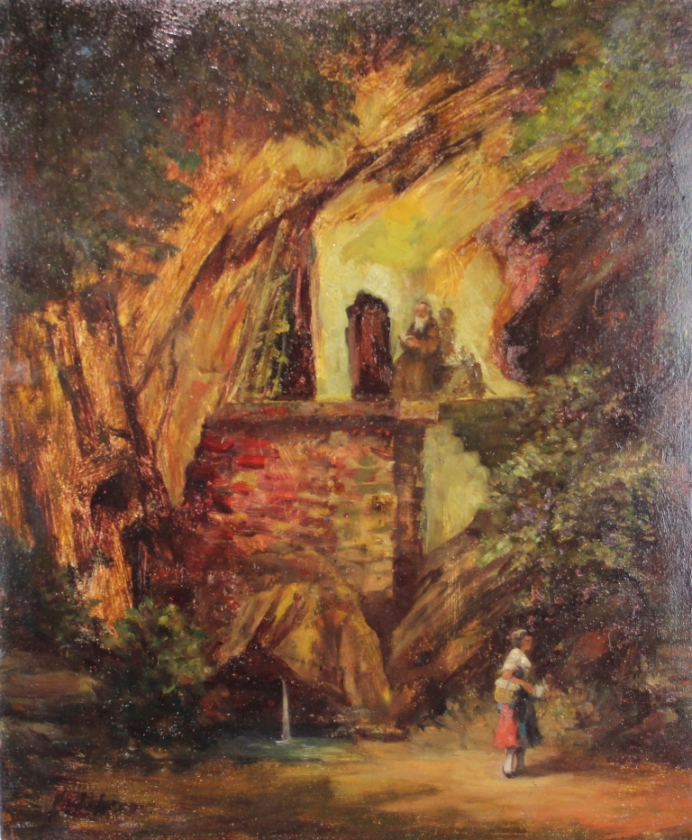tableau Le sage  Von Menzel Adolf Friedrich Ermann personnage,scène de genre  huile panneau 19e siècle