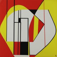 tableau Sans titre Lewy Kurt moderne abstrait estampe papier 2ième moitié 20e siècle