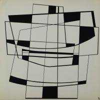 tableau Sans titre Lewy Kurt mode,moderne abstrait estampe papier 2ième moitié 20e siècle