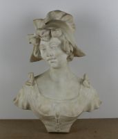 sculpture Buste de femme   personnage,portrait  marbre  