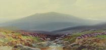 tableau Paysage anglais  SOUTHEY Rubens A.J.N. paysage  gouache papier 