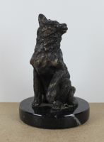 sculpture Le chat   animaux  bronze  