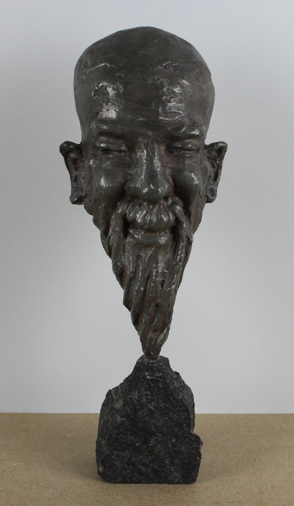 sculpture Le Chinois Patris Ernest personnage,portrait    2ime moiti 20e sicle