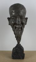 sculpture Le Chinois Patris Ernest personnage,portrait    2ième moitié 20e siècle