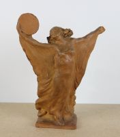 sculpture La danseuse De Roeck Alfons personnage  terre cuite  1ère moitié 20e siècle