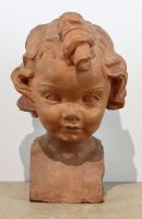 sculpture Jeune fille Van Der Kaay Koos (Jacobus) portrait  terre cuite  1ère moitié 20e siècle