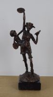 sculpture La jongleuse d'assiettes Van Den Houdt Brigitte paysage  bronze  2ime moiti 20e sicle