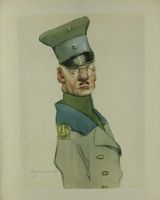 tableau Le militaire Swyncop Philippe militaire,personnage  litho papier 1re moiti 20e sicle