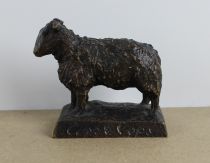 tableau Le mouton   animaux  bronze  