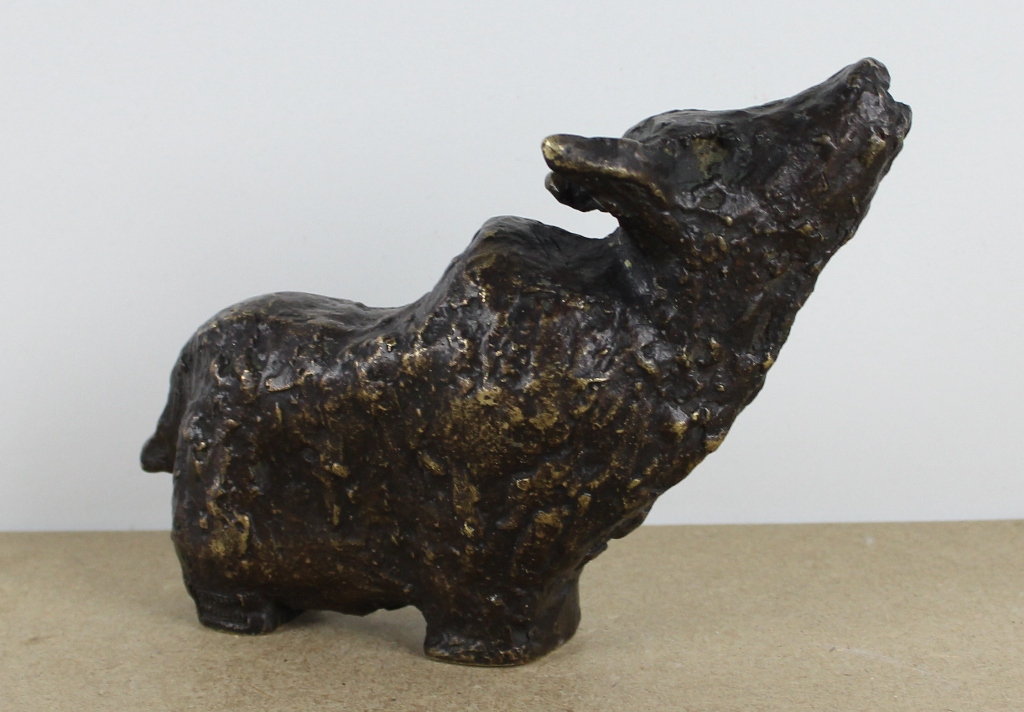 sculpture Le yak    animaux  bronze  