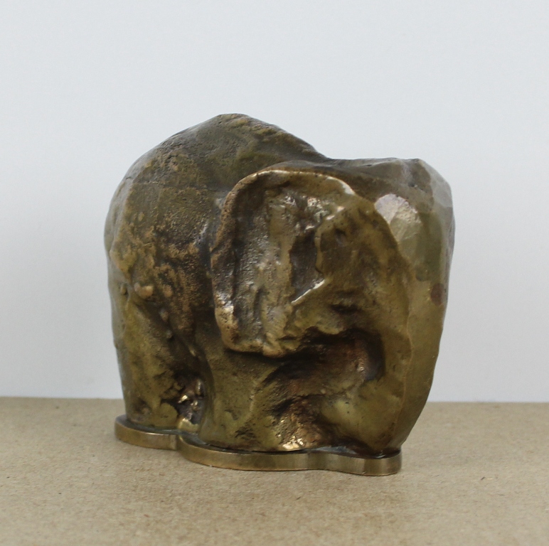 sculpture L'lphant Sabena   animaux,africaniste  bronze  1re moiti 20e sicle