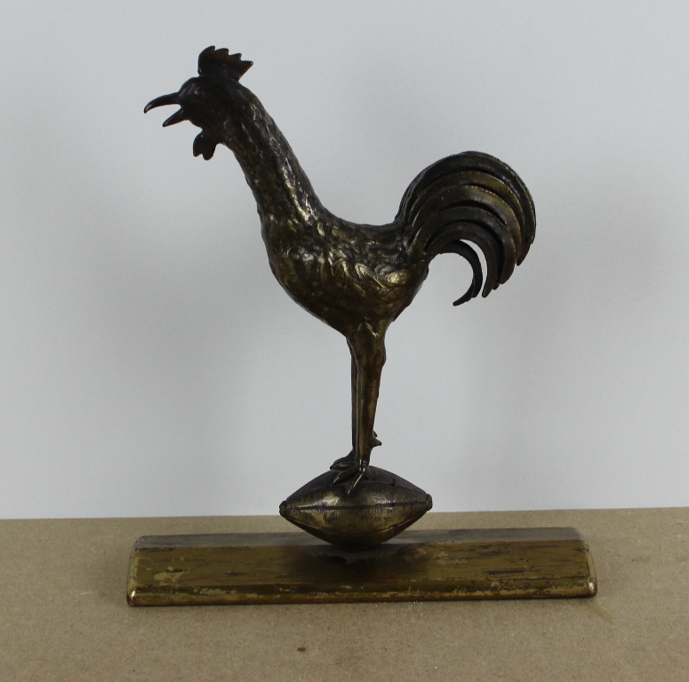 sculpture Le coq franais   animaux  bronze  