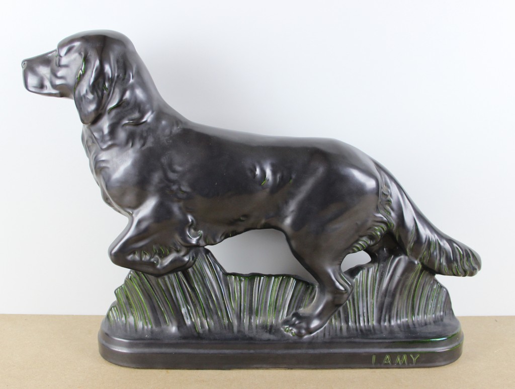 sculpture L’pagneul Breton (Wasmuel) Lamy   animaux    1re moiti 20e sicle