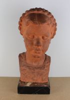 sculpture Femme aux nattes  Van Der Kaay Koos (Jacobus) personnage  terre cuite  1re moiti 20e sicle