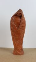 sculpture Figure Hecq Angelo personnage,religieux  terre cuite  