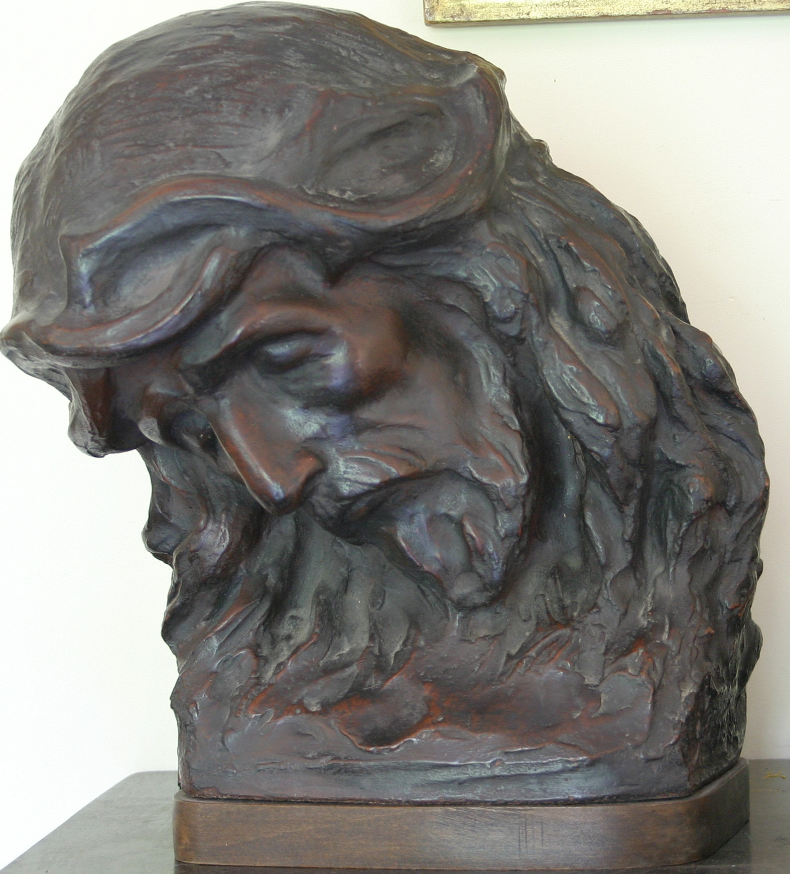 sculpture Le christ Wasterlain Georges religieux    