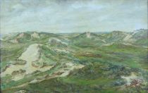 tableau Les dunes Van Esbroeck Edouard paysage,paysage marin,africaniste  huile toile 1re moiti 20e sicle
