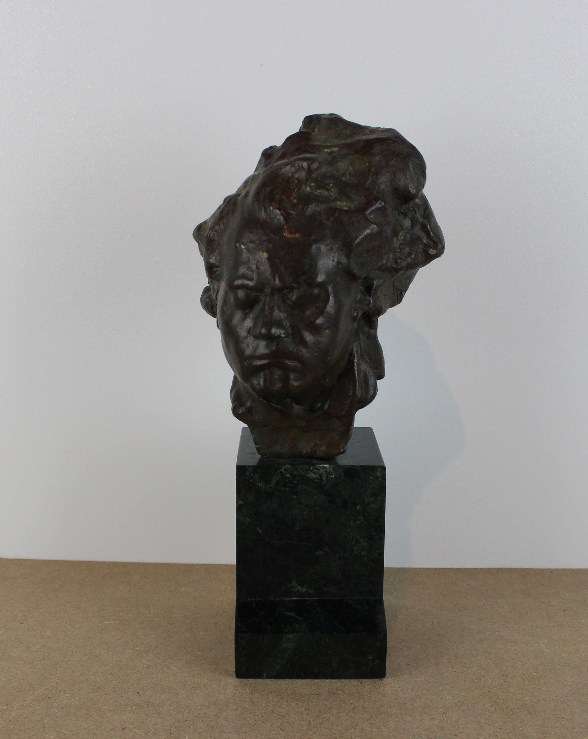 sculpture Beethoven Pina Alfredo  portrait  bronze  1re moiti 20e sicle