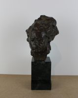 sculpture Beethoven Pina Alfredo  portrait  bronze  1ère moitié 20e siècle