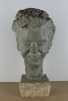 sculpture Buste de jeune fille Serst Paul portrait  terre cuite  2ime moiti 20e sicle