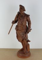 sculpture L'arquebusier Van Den Kerckhove Jean-Franois militaire,personnage  terre cuite  