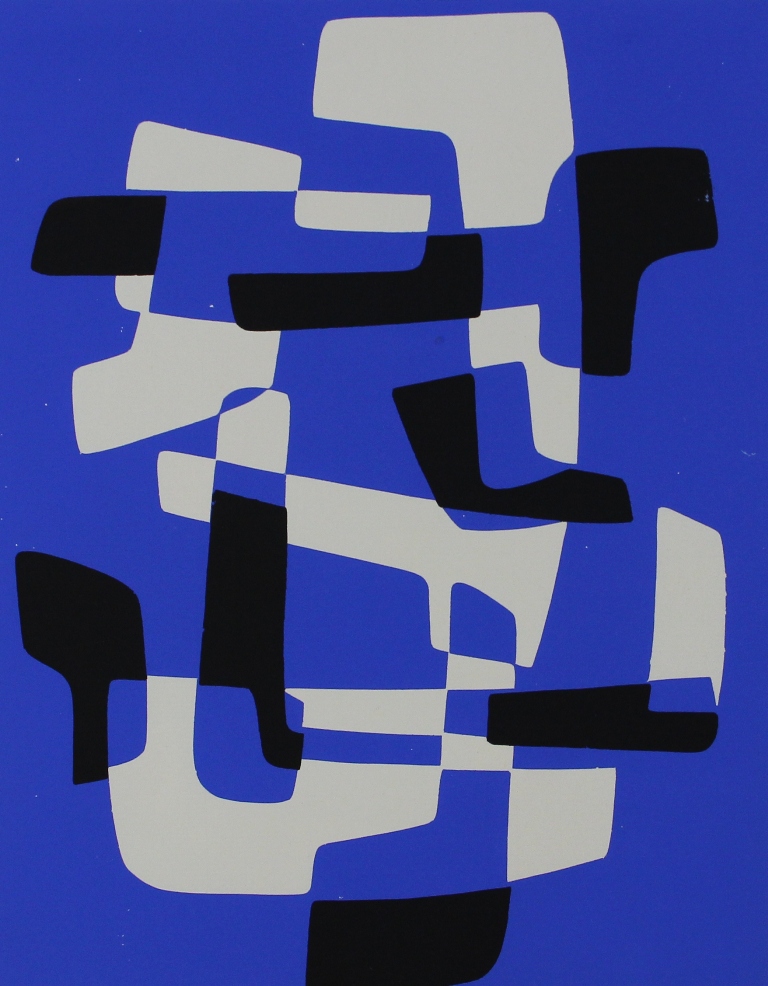 tableau Sans titre Bury Pol mode,moderne abstrait estampe papier 2ième moitié 20e siècle