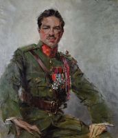 tableau Le militaire aux décorations Massonet Armand militaire,personnage  huile toile 1ère moitié 20e siècle