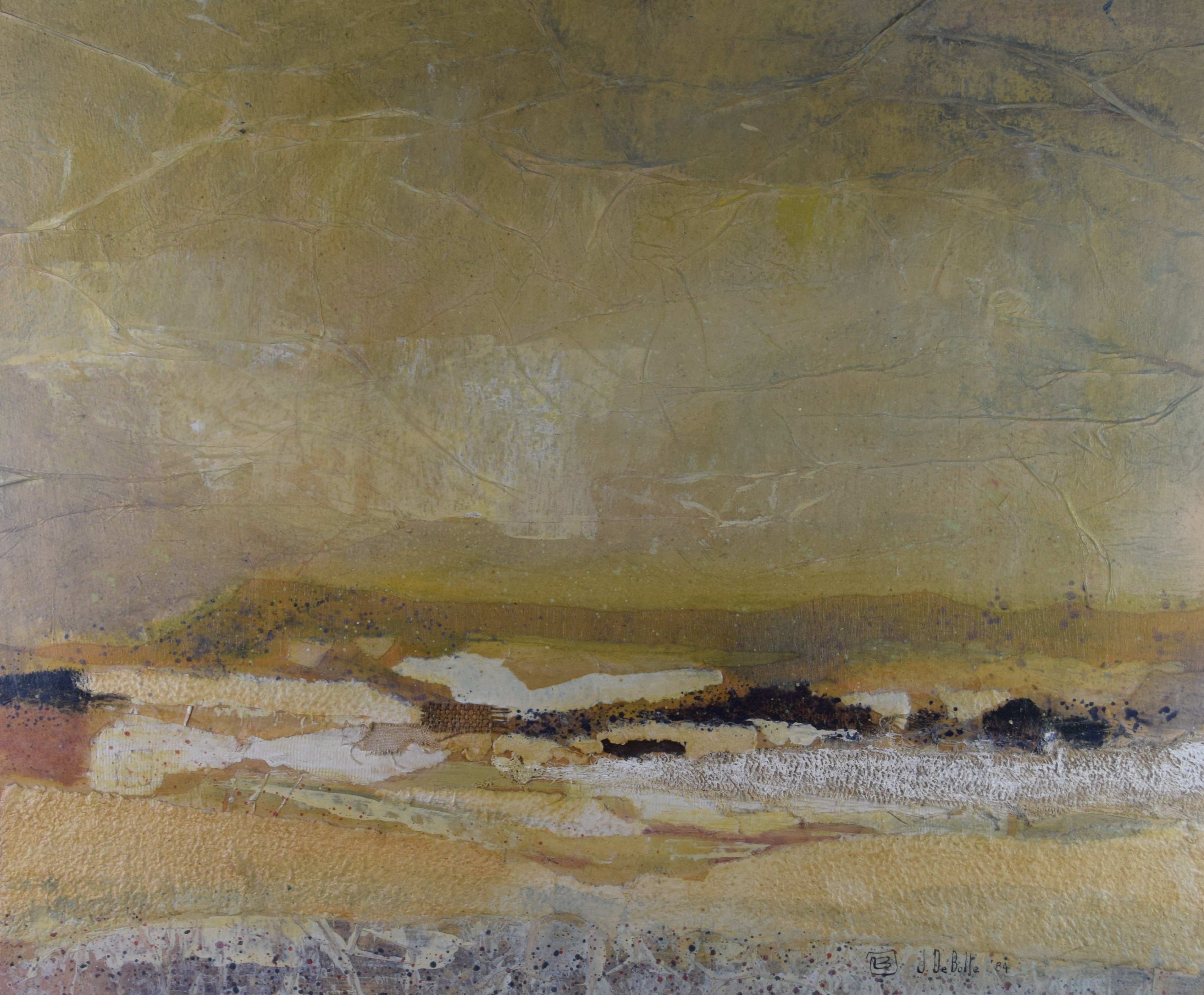 tableau Waarm Sneeuw De Bolle Jean mode,paysage,moderne  mixte toile 2ième moitié 20e siècle