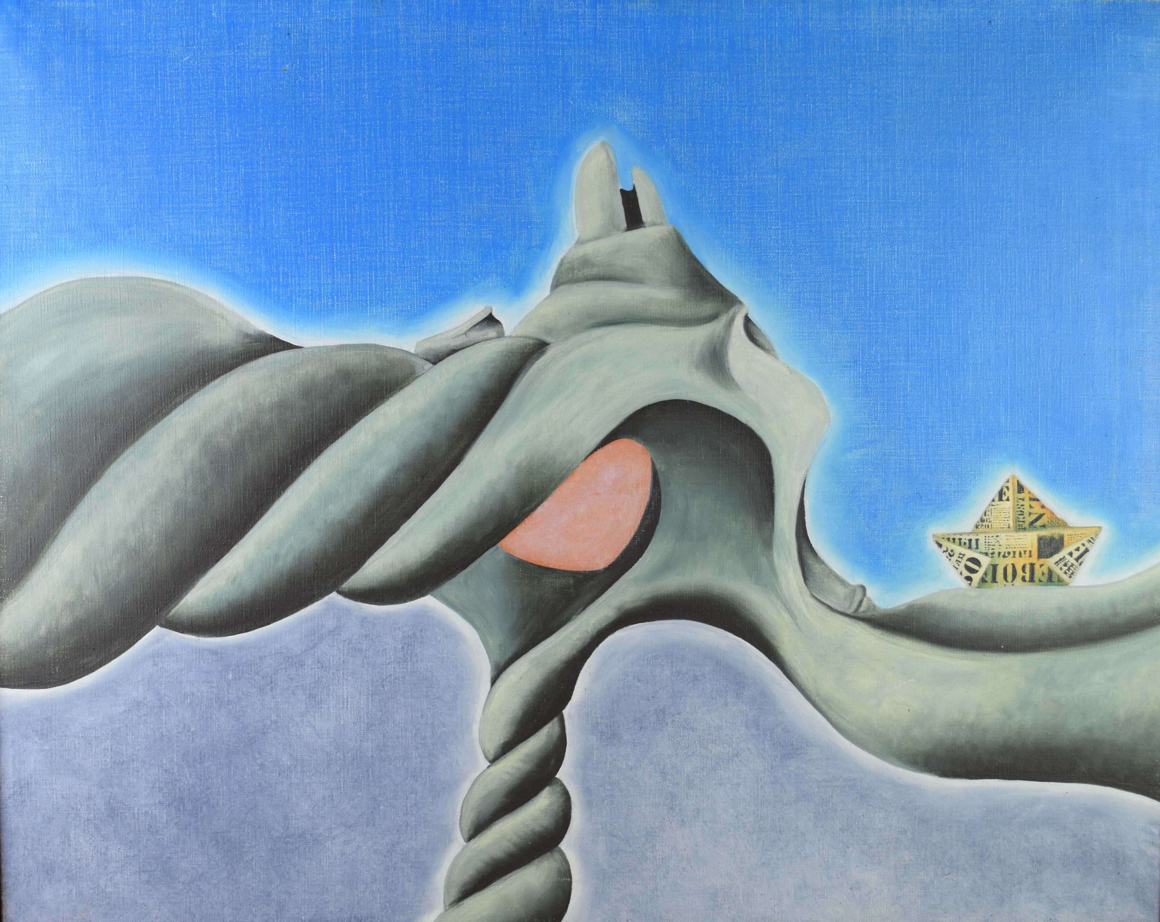 tableau Sans titre Ray Ruth mode,moderne  huile toile 2ième moitié 20e siècle