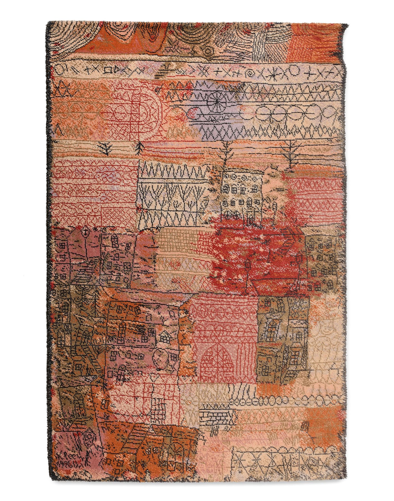 divers Villa Florentine Tapis   abstrait,moderne    2ième moitié 20e siècle