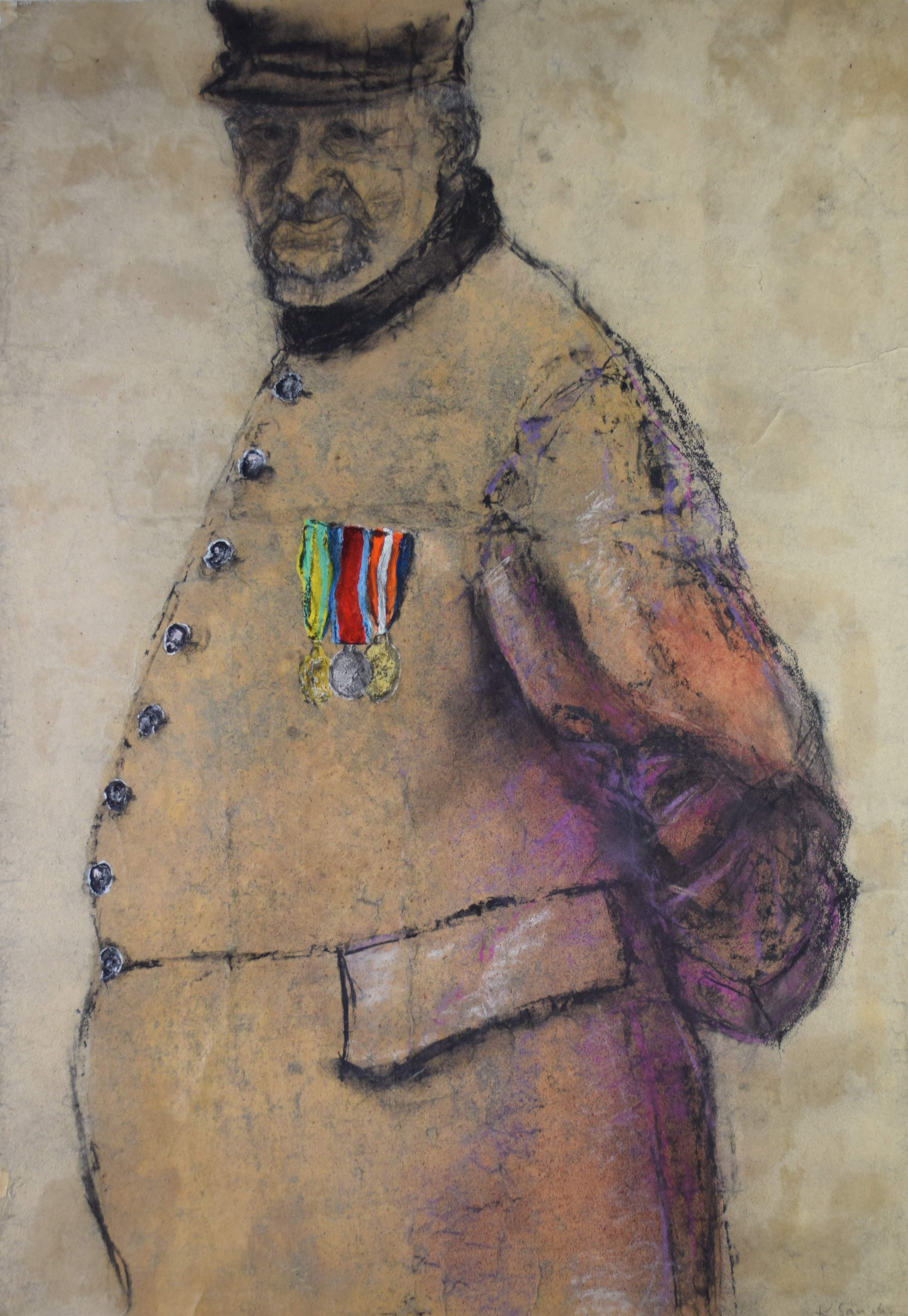 tableau Les décorations Sawincka Krystyna militaire,personnage  mixte papier 2ième moitié 20e siècle