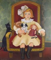 tableau La fille du modèle 