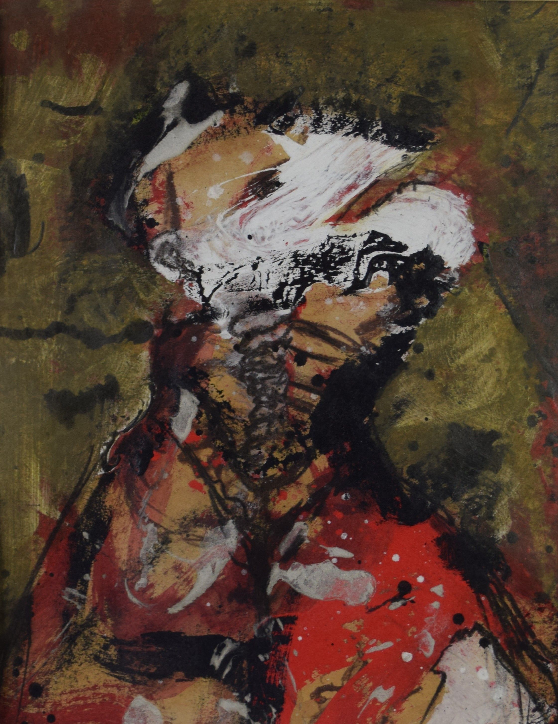 tableau Brody Sawincka Krystyna fantastique,mode  mixte papier 2ième moitié 20e siècle