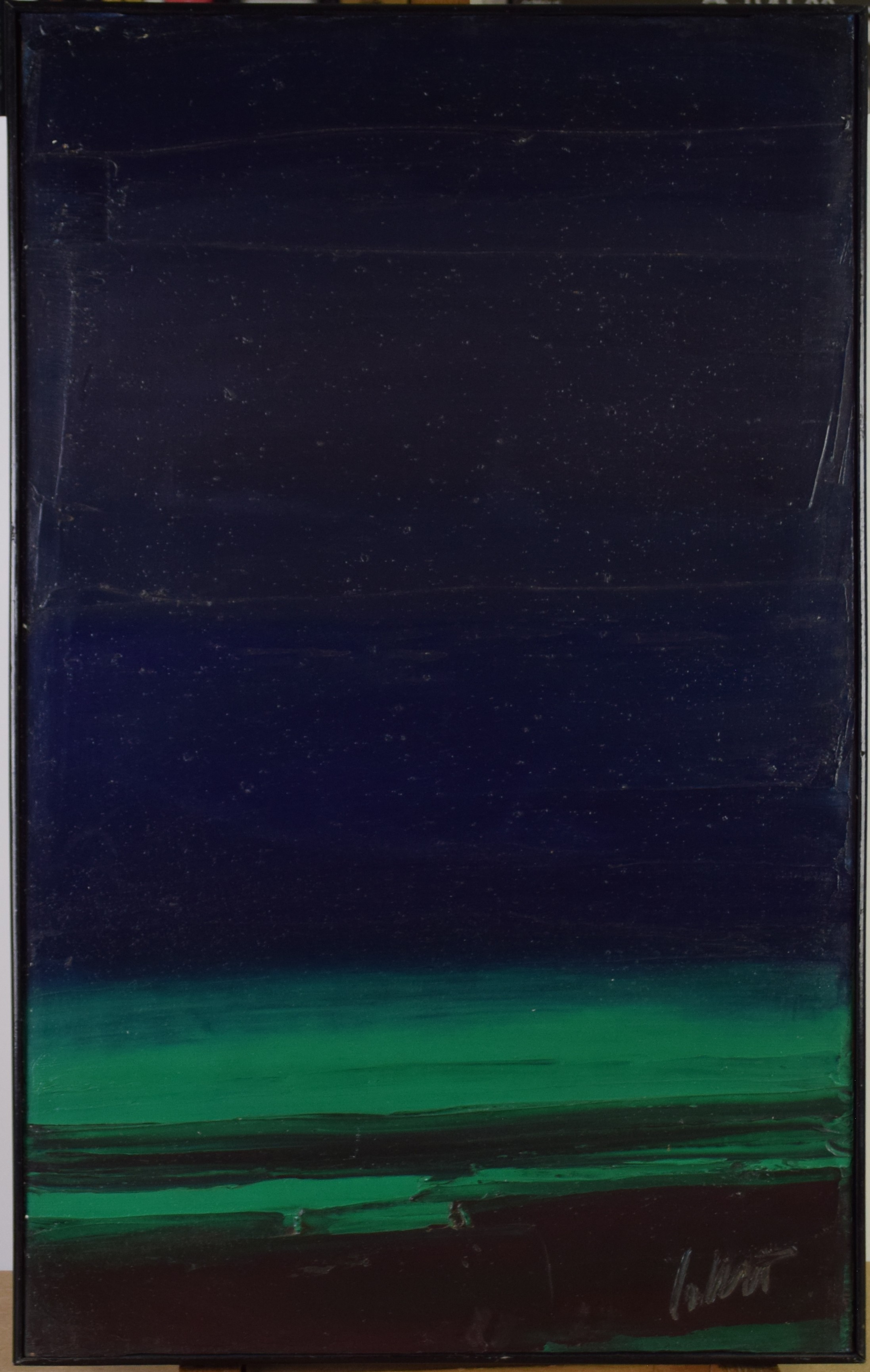 tableau Luminescence nocturne Collet Louis mode,moderne  huile toile 2ième moitié 20e siècle