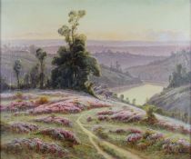tableau La vallée aux moutons Dugay-Laroche  animaux,paysage,personnage  huile toile 1ère moitié 20e siècle