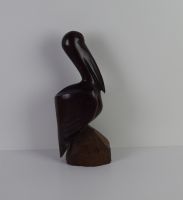 sculpture Le pélican    animaux   bois 1ère moitié 20e siècle