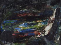 tableau Sans titre Bekaert René moderne  huile toile 2ième moitié 20e siècle