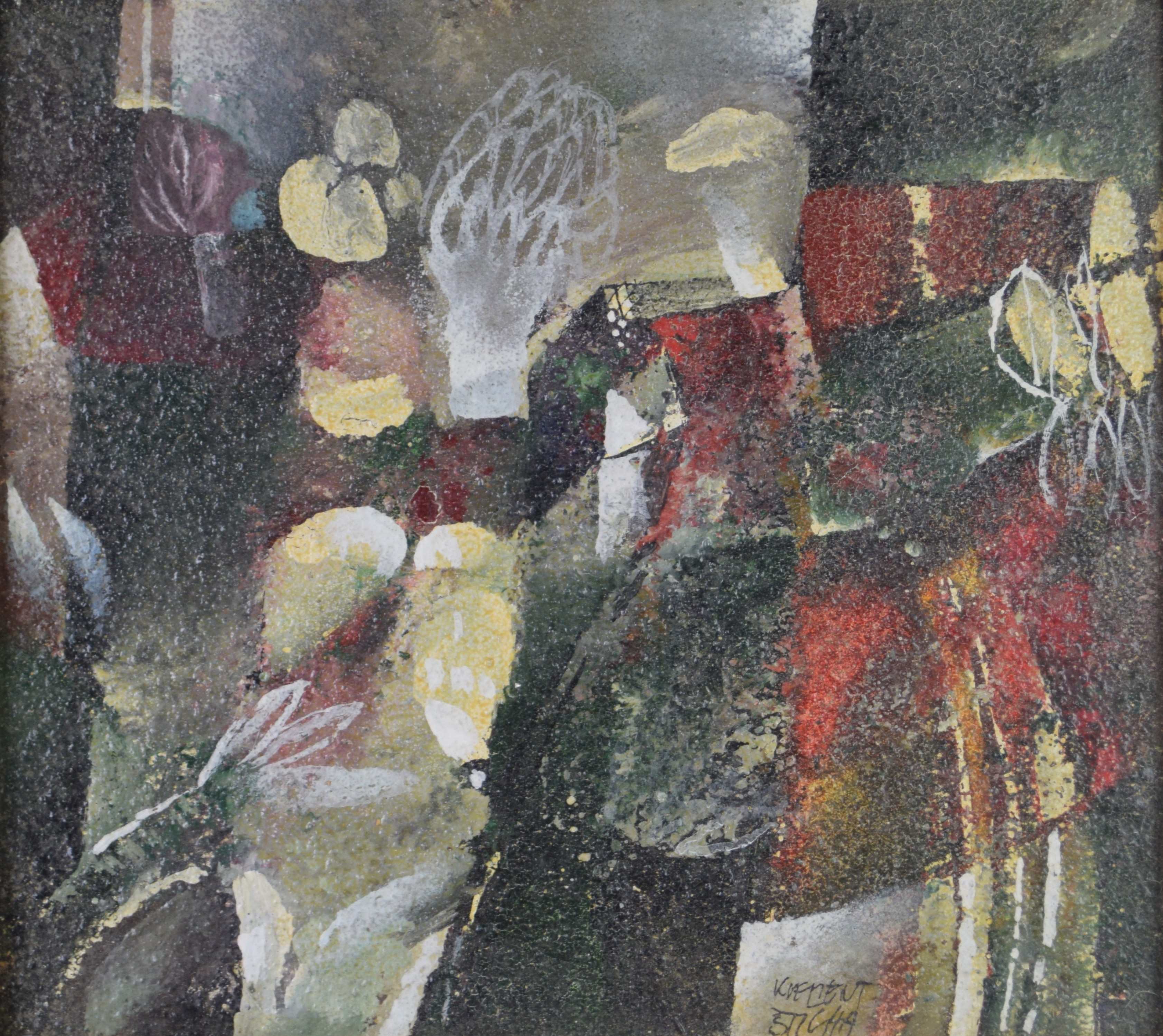 tableau Paysage Sticha Klement mode,paysage,moderne  huile isorel 2ième moitié 20e siècle