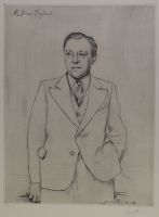 tableau Truffaut Georges Neujean Jeanne portrait  estampe papier 1ère moitié 20e siècle