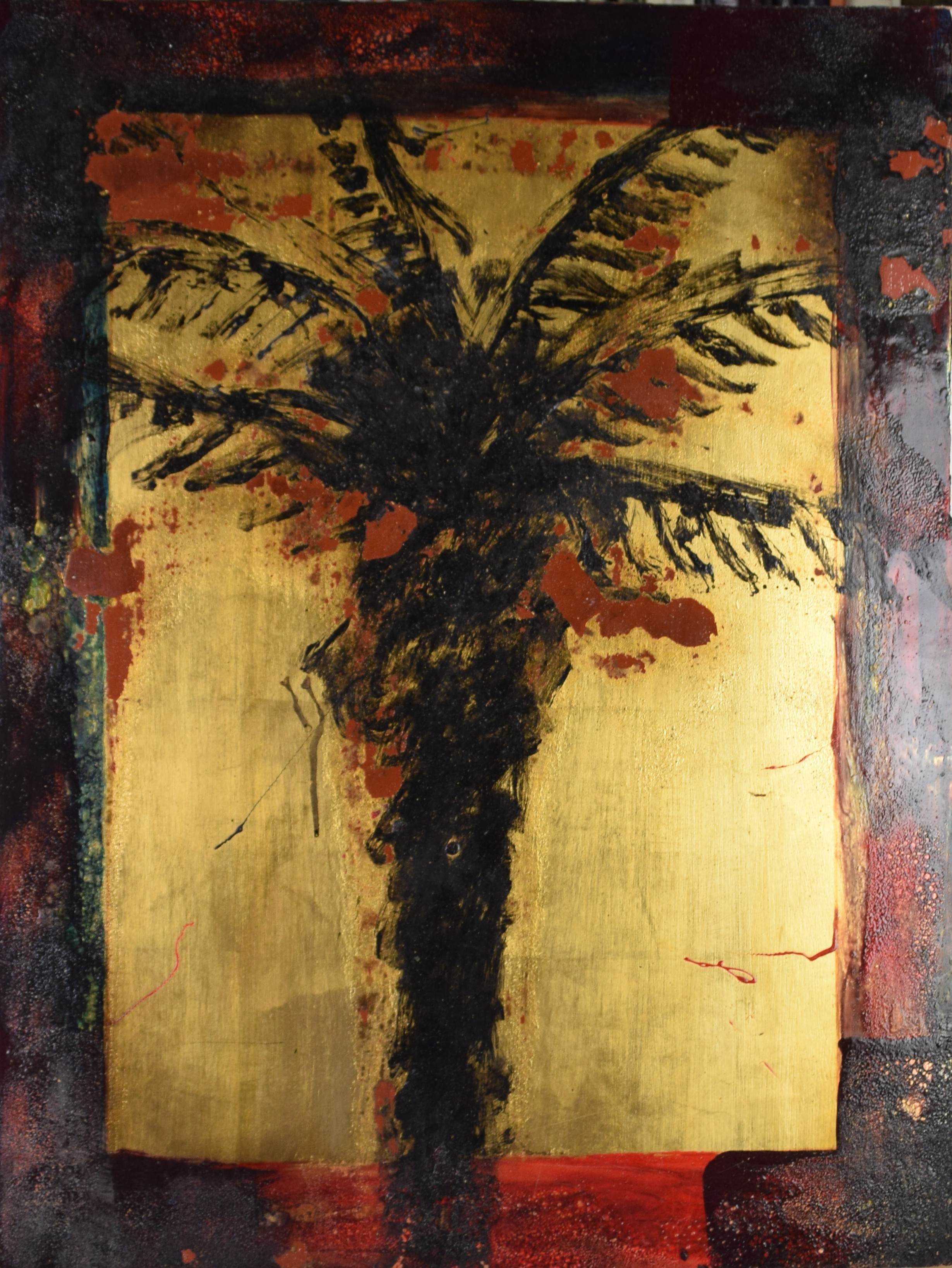 tableau Sans titre Léon Ernesto fleurs,mode,nature morte  mixte panneau 2ième moitié 20e siècle