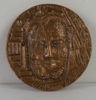sculpture Schiffer William   personnage  bronze  2ième moitié 20e siècle