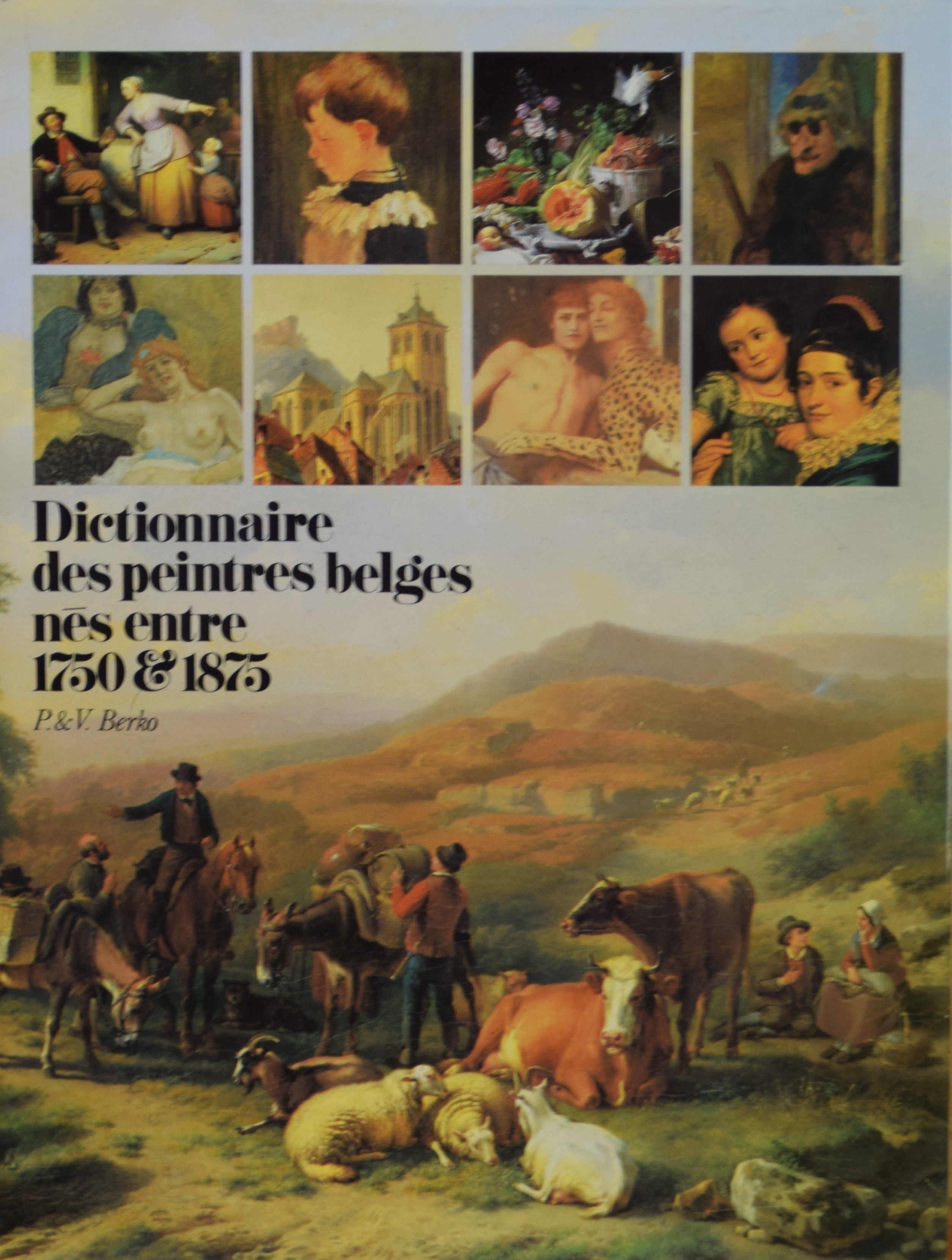 livre Dictionnaire des peintres Belges nés entre 1750 et       