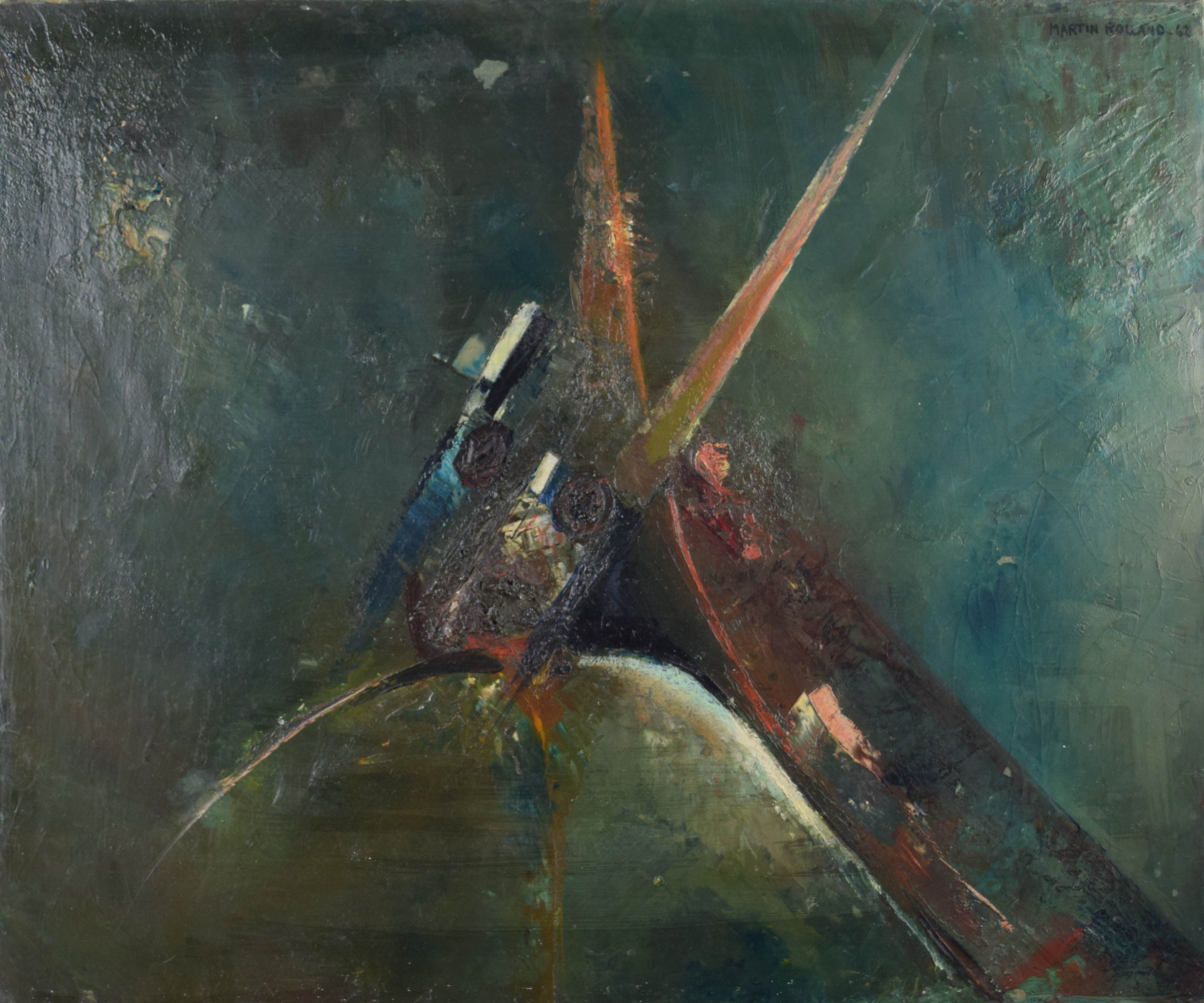 tableau Sans titre Martin Rolland fantastique,mode,personnage,moderne  huile toile 1ère moitié 20e siècle