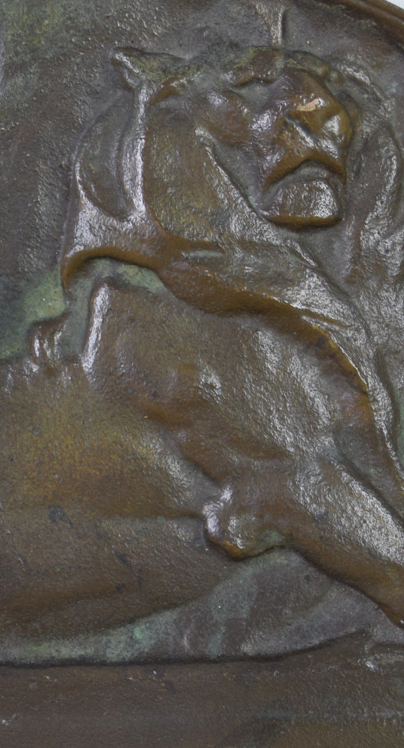 sculpture Le lion roi des animaux  Poot L animaux  bronze  1ère moitié 20e siècle