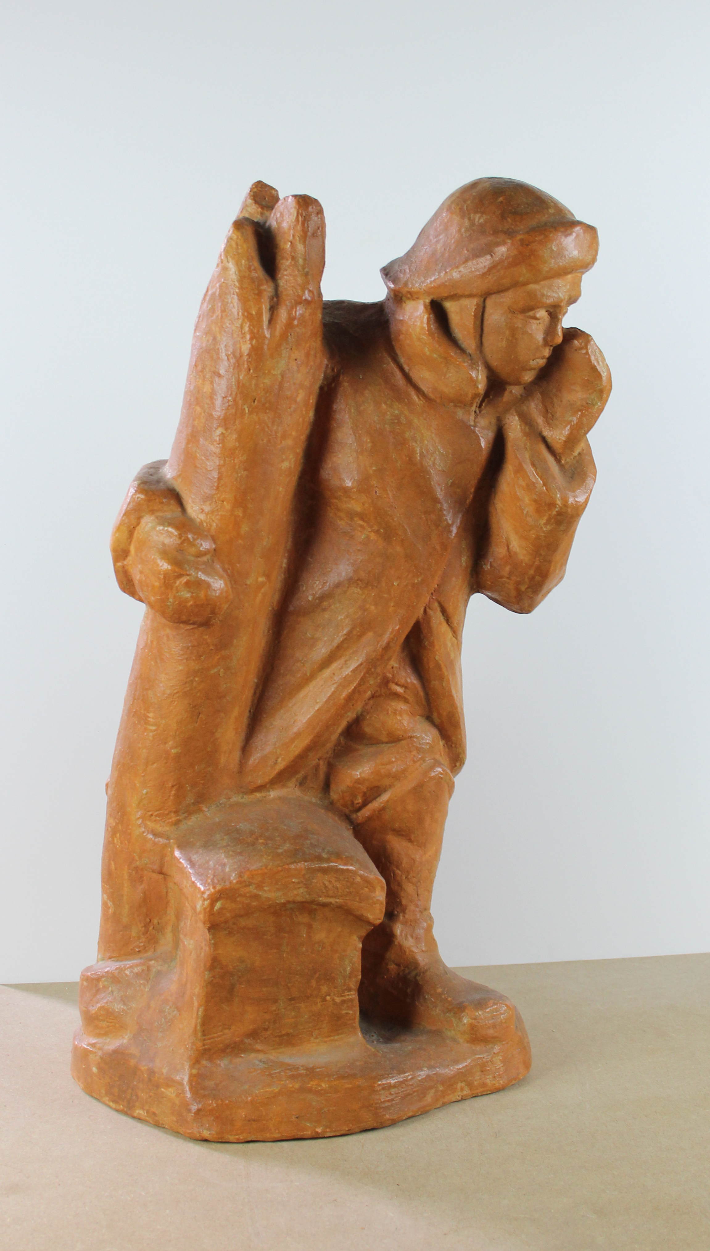 sculpture Le marin Van De Perre Marcel marine,personnage  terre cuite  1ère moitié 20e siècle